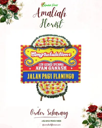 Bunga Papan Congratulation di Ciptomulyo